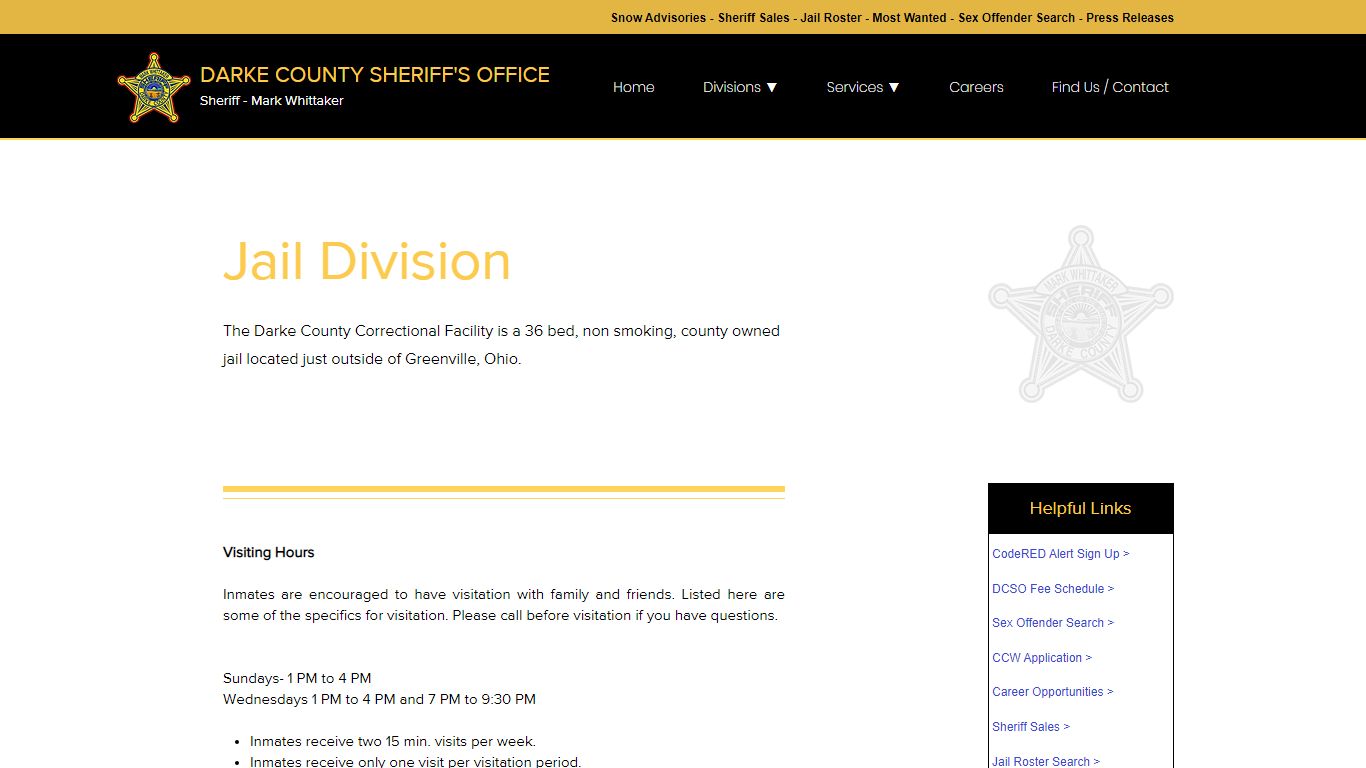 Darke County Sheriff's Office | Jail